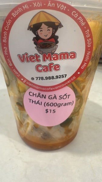 #CHICKEN FEET WITH THAI SPICY SAUCE (600gram)/ CHÂN GÀ SỐT THÁI (600gram)