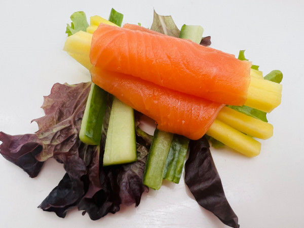 4S KUNSEI SYAKE Saumon Fume / Smoked Salmon Sashimis (3MCX Sans Riz)