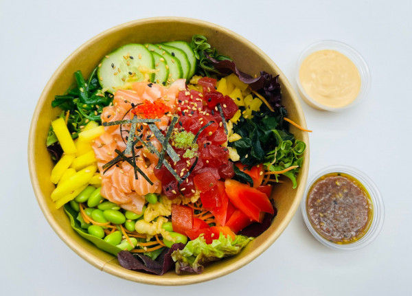 POKE THON, SAUMON / TUNA, SALMON POKE