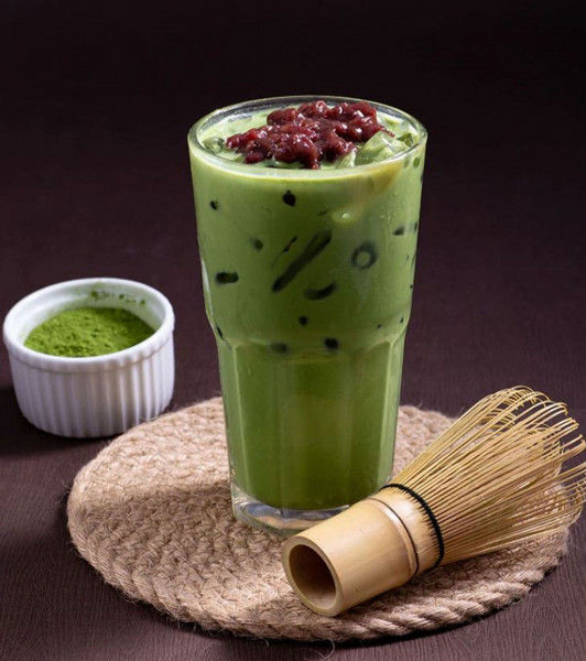 Matcha Red Bean Milky