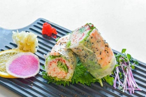 Maki de printemps aux crevettes