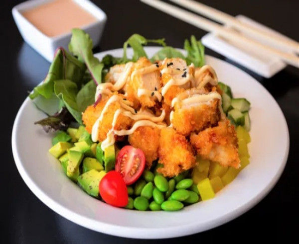 Poké au poulet