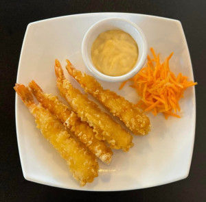 Crevettes tempura