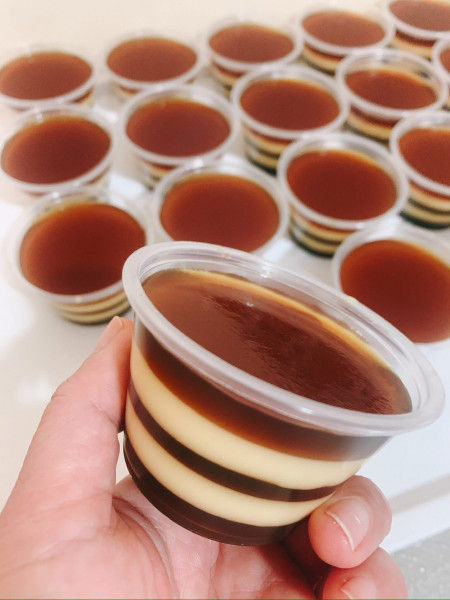 #. FLAN CHEESE COFFEE JELLY-芝士咖啡果—RAU CÂU CÀ PHÊ FLAN PHÔ MAI