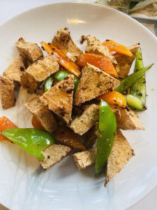 Tofu aux sel et poivre/Salt and pepper tofu