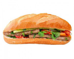 BBQ Meatloaf Sandwich (Nem Nướng)