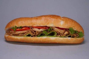 Shredded Pork w/ Fish Sauce Sandwich (Bì)