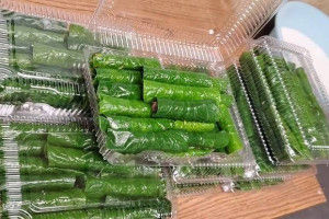 Uncooked Grilled Beef Wrapped in Betel Leaf (Bò Lá Lốt)