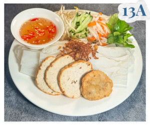 13A. BÁNH ƯỚT CHẢ MỰC, CHẢ LỤA