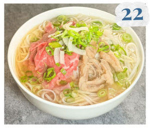 22. PHỞ TÁI GẦU