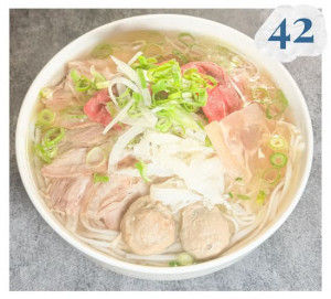 42. PHỞ ĐẶC BIỆT (SPECIAL) (TÁI, NẠM, GÂN, SÁCH, BÒ VIÊN)