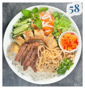 58. BÚN CHẢ GIÒ THỊT NƯỚNG BÌ