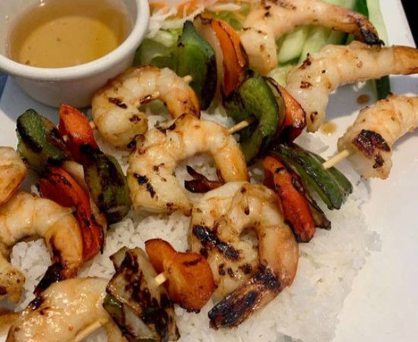 G4: TÔM NƯỚNG - Crevettes grillées