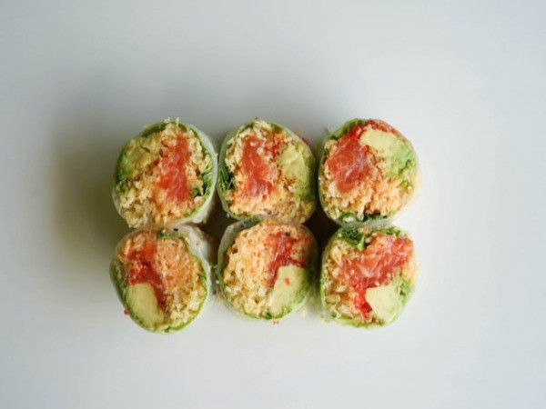 80. Maki de tartare épicé au saumon