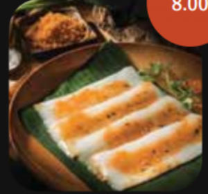 Raviolis de riz vietnamiens cuits à la vapeur (4mcx)