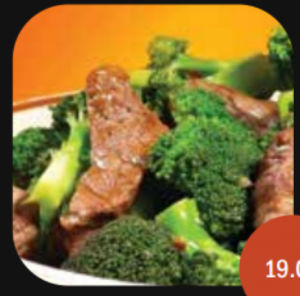 Boeuf, brocoli et champinons sautés