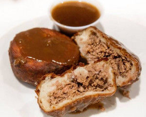Beef Knish with Gravy