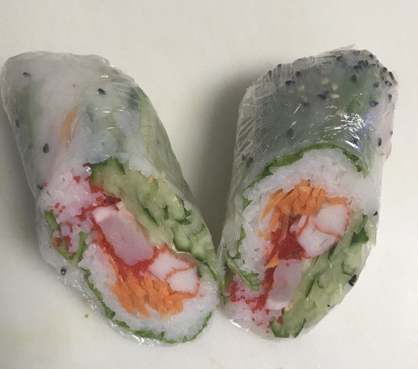 67. Maki de printemps crevettes / Shrimp Spring Maki