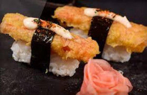 N16. NIGIRI Crabe Tempura Épicé 