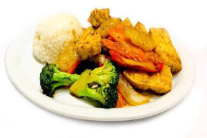 53. Tofu frits sauté aux ananas