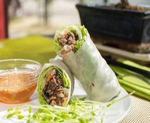 6. Rouleaux de printemps au boeuf