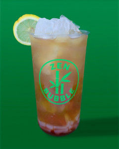 Thé au frais et frais jelly