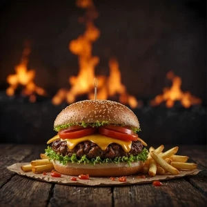 [BUY ONE GET ONE FREE] Hotty Smash Burger Platter