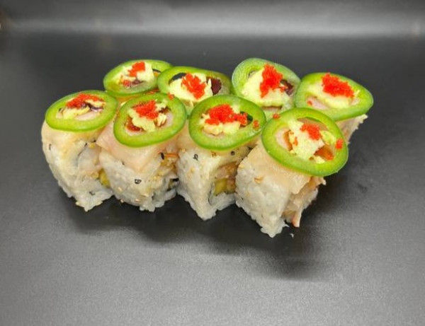 P078.Papillon(hamachi torched)(maki)
