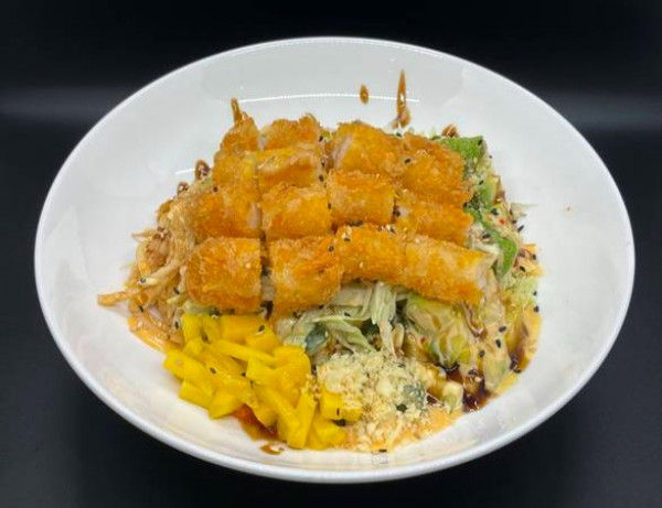 P118.Tempura shrimps(poke bowl)