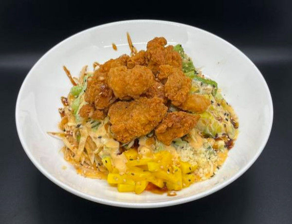 P120.Karaage chicken(poke bowl)