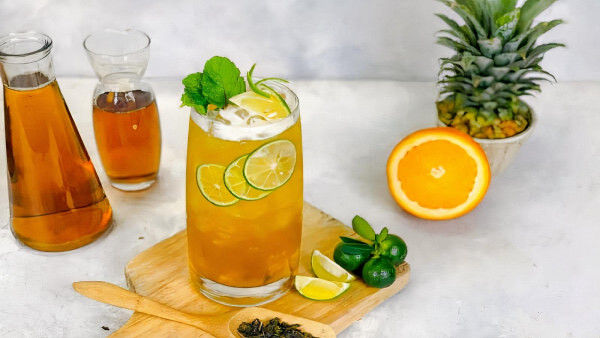 Mandarin-Lemon Honey Green Tea