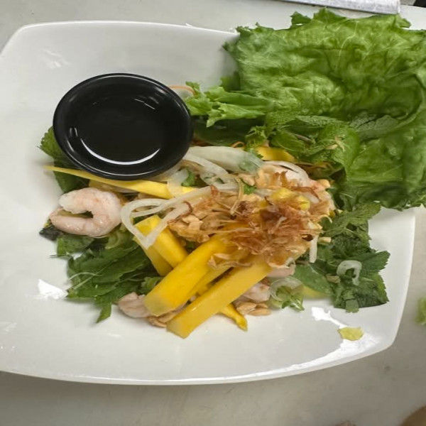 3. Salade de mangue et crevettes