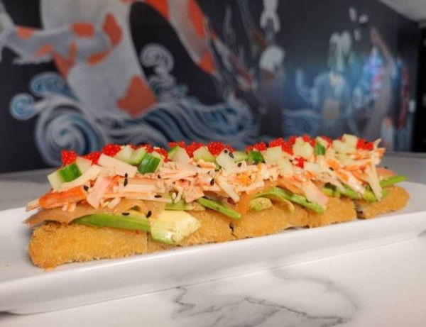 S6. Pizza Square Goberge / Crabstick ( 5mcx / 5pcs )