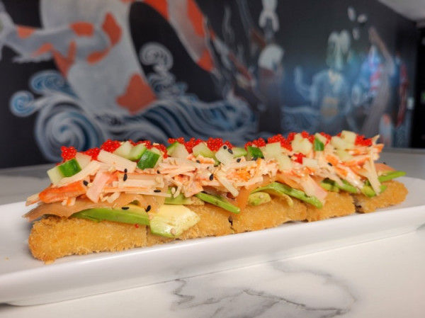 S7. Pizza Square Saumon / Salmon ( 5mcx / 5pcs )