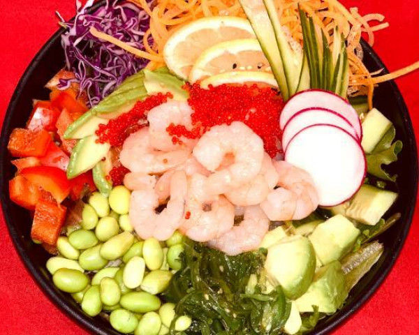 Poké Crevettes Cuites