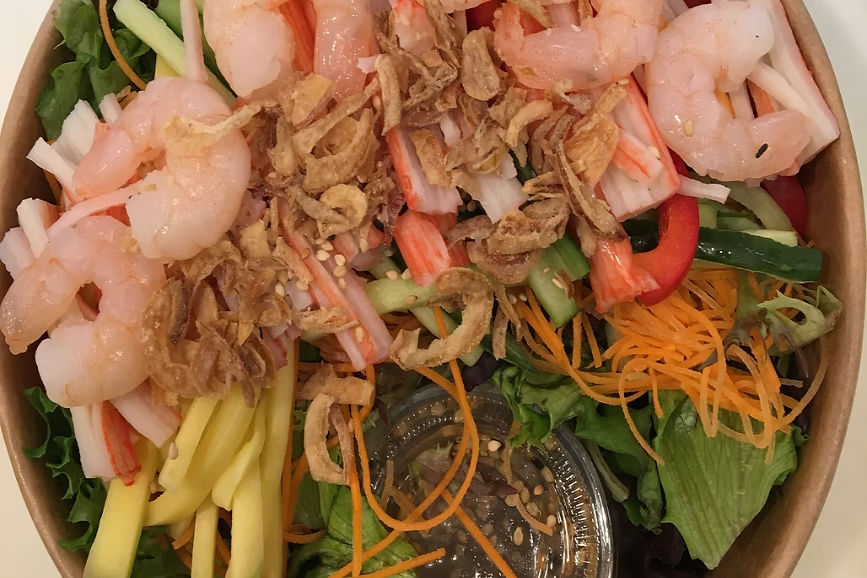 Salade de Crevettes & Goberge