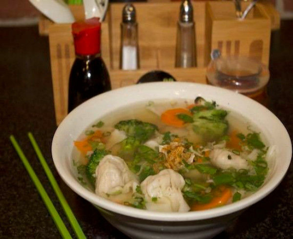 36. Wonton et legume