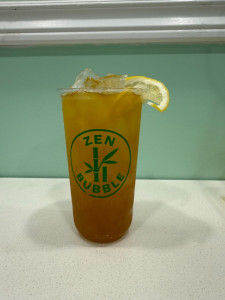 Thé au mango et jelly mango