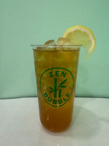 Thé au pears avec jelly