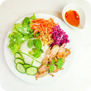 R2. Riz au poulet barbeque