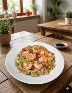 [Grillade] 5. Riz frit aux Crevettes