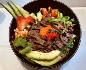 Pokébol au boeuf grillé