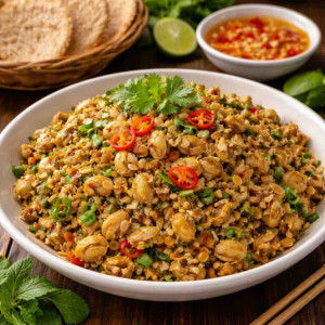 A5. Stir-Fried Baby Clam/ Hến Xào