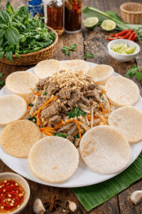 G4. Beef Salad with Banana Flower / Gỏi Bò Bóp Thấu
