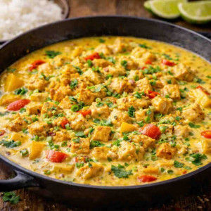 C3. Curry Chicken with Coconut Milk / Gà Xào Curry