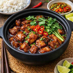 H2. Caramelized Pork Spareribs / Sườn Heo Rim Mặn Ngọt