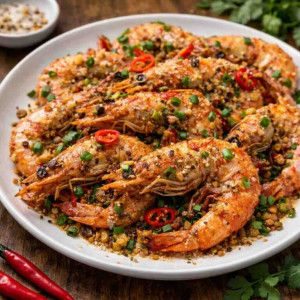 S9. Salt & Pepper Shrimp / Tôm Rang Muối