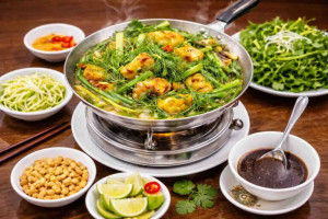 S15. Turmeric Fish with Dill (Hanoi Style) / Chả Cá Lã Vọng
