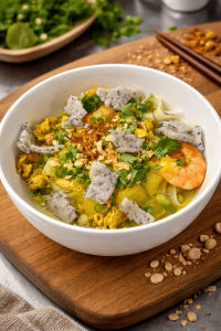 N2 Quang Style Rice Noodle Soup with Choice of Shrimp and Pork/ or Chicken
