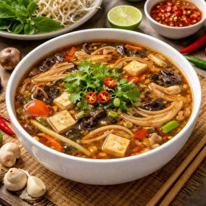 V12 Vegetarian Hot and Sour Soup